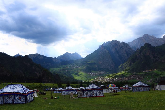 Horse racing, monasteries, landscape and people of amdo region