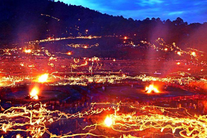 Torch Festival Of the Yi Ethnic People in Butuo of Xichang