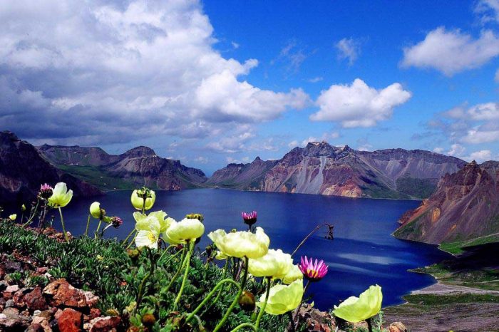 Grassland, Forest, Wetland and heaven lake in northeast china