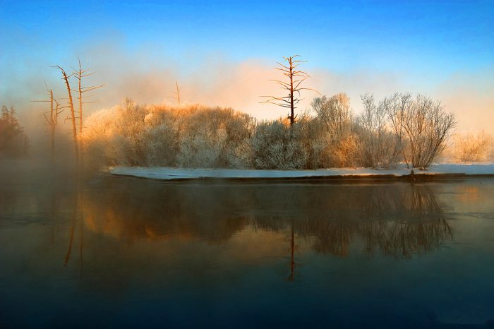 The secret paradise of snow and rime in Northeast China