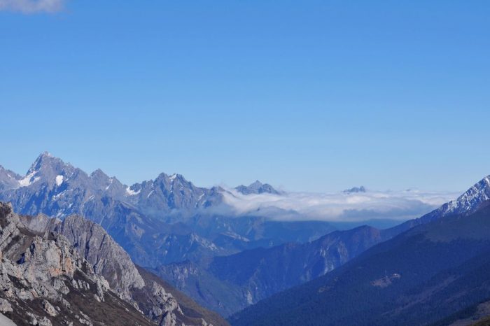 Mount Xuebaoding Hiking Trekking Climbing Mountaineering Travel Tour
