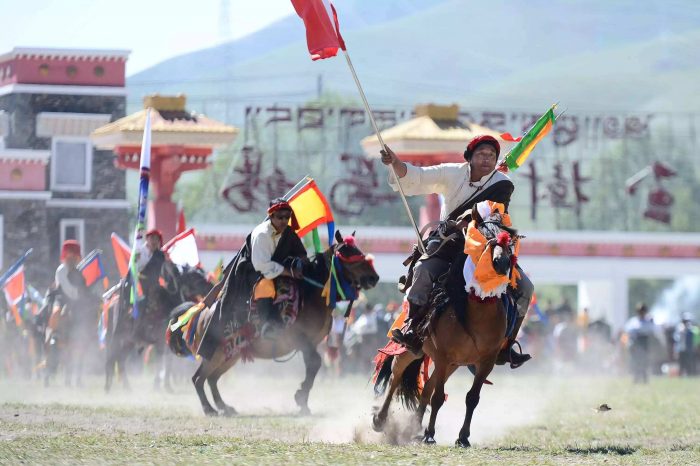 2020 Yushu horse racing festival tour