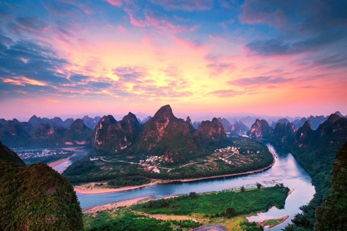 Great ancient Capitals with scenic Guilin